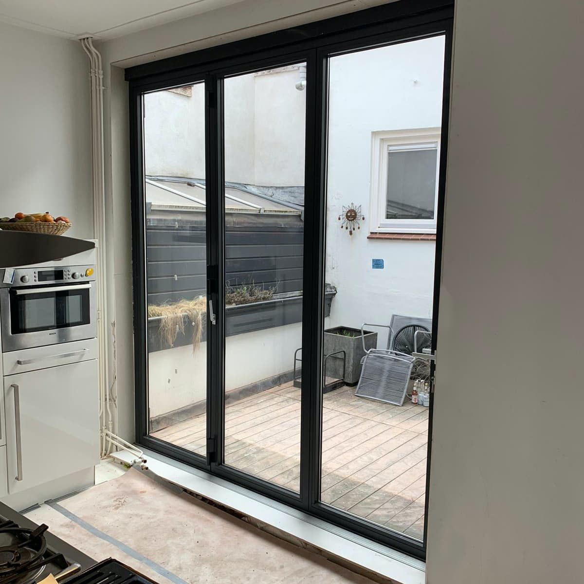 Stalen harmonica vouwdeur Amersfoort