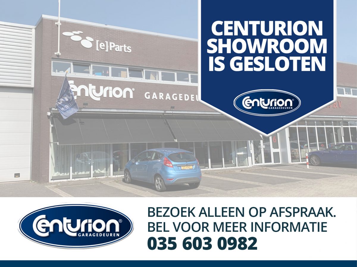 Centurion showroom gesloten