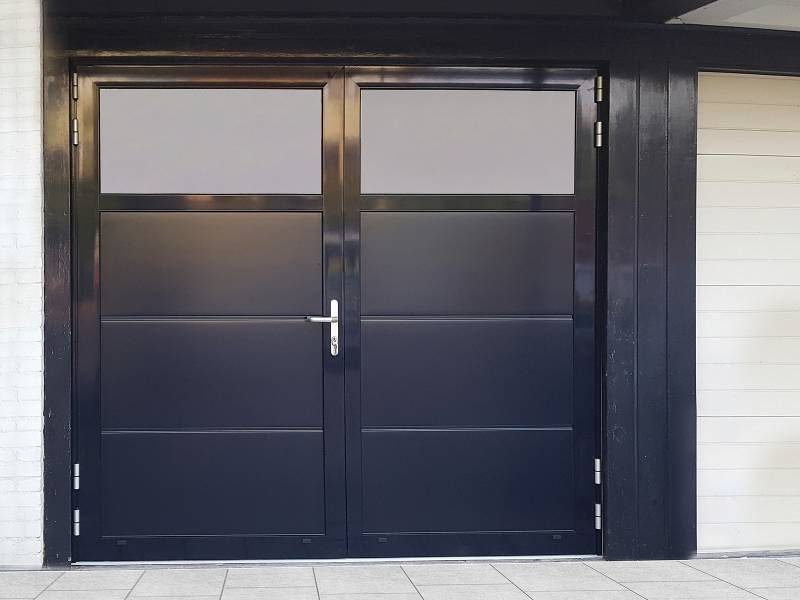 openslaande garagedeuren 2