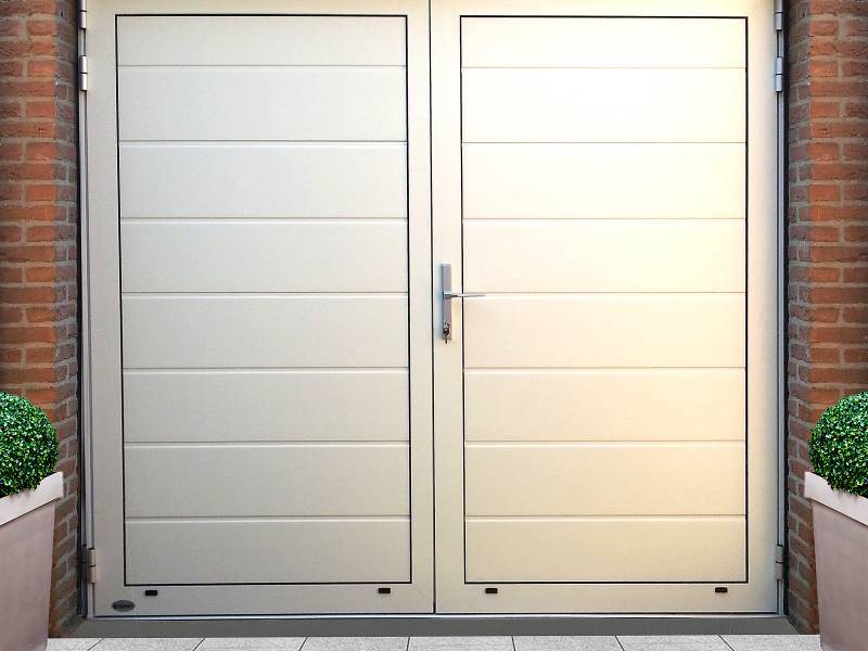 openslaande garagedeuren 1